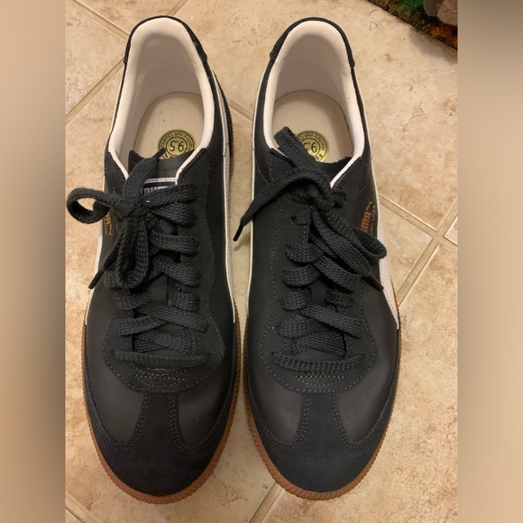 Puma Super Liga Black and White Men's Shoes - Picture 3 of 7